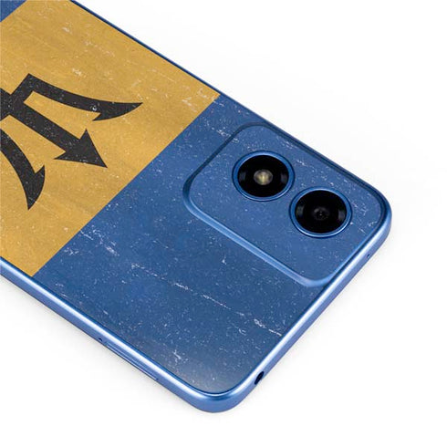 Barbados Flag Distressed Moto G Play 4G (2024) Skin